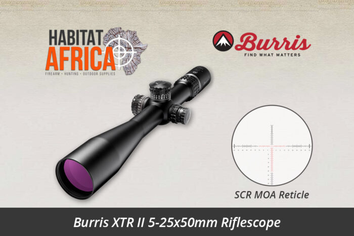 Burris XTR II 5-25x50mm SCR MOA Reticle