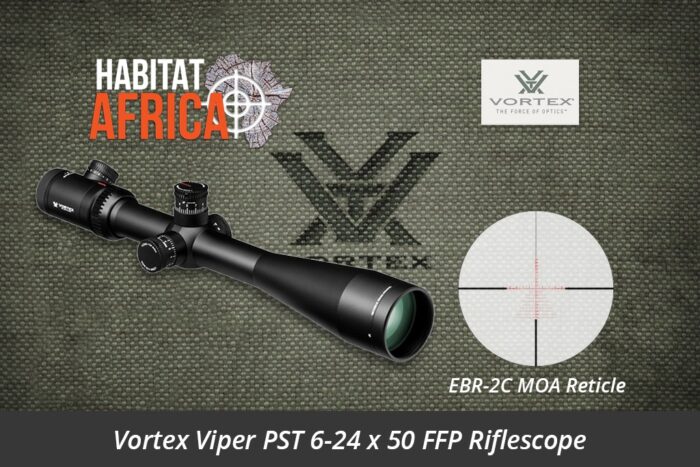 Vortex Viper PST 6-24 x 50 FFP Riflescope EBR-2C MOA Reticle