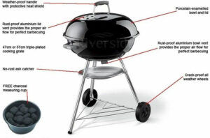Weber-Compact-Kettle-Charcoal-Braai-Details