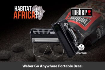 Weber Go Anywhere Portable Charcoal Braai and Lid