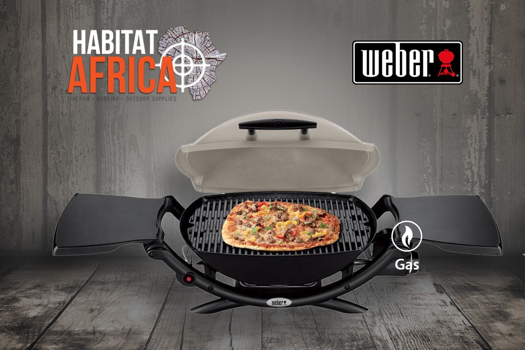 Weber Q 2000 Portable Gas Grill - Open Lid