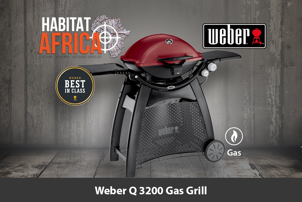 Weber Q 3200 Portable Gas Grill and Stand Crimson Red/Maroon - Best in Class