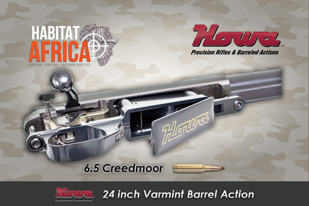Howa 6.5 Creedmoor Barrel Action Habitat Africa
