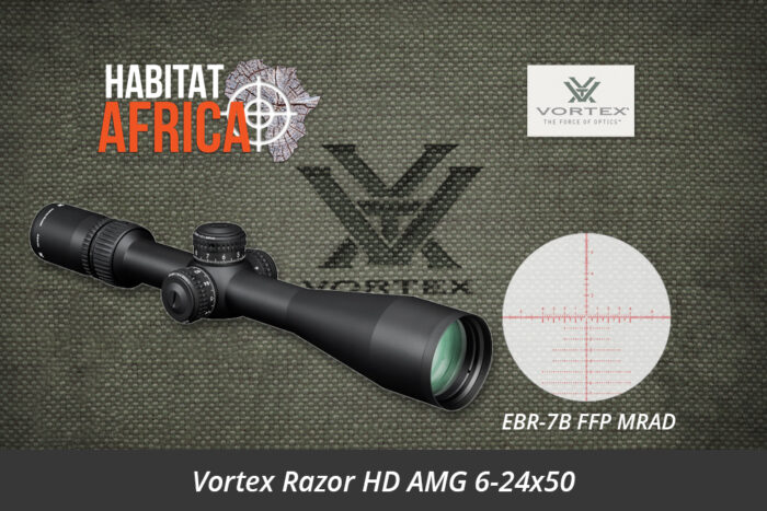 Vortex Razor HD AMG 6-24x50 Riflescope EBR-7B FFP MRAD Reticle - Habitat Africa | Gun Shop | South Africa