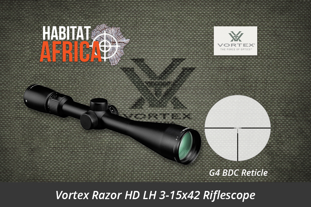 Vortex Razor HD LH 3-15x42 Riflescope G4 BDC Reticle - Habitat Africa | Gun Shop | South Africa