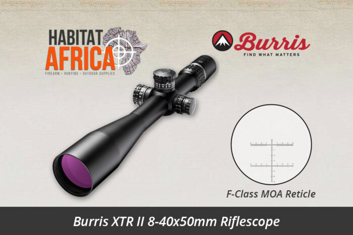 Burris XTR II 8-40x50mm Riflescope F-Class MOA Reticle