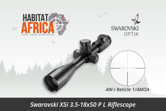 Swarovski X5i 3.5-18x50 P L Riflescope 4W-I Reticle - Habitat Africa | Gun Shop | South Africa