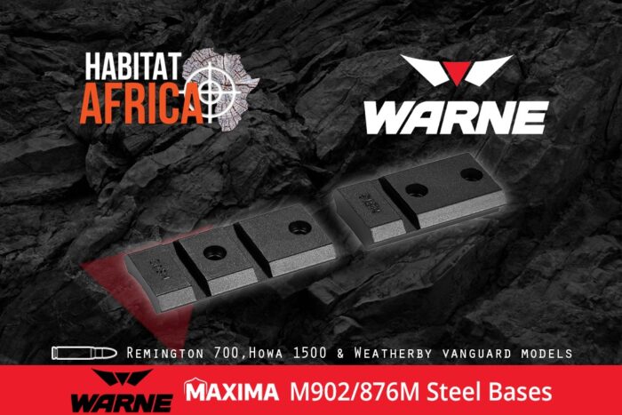 Warne Maxima M902 876M Steel Bases Habitat Africa