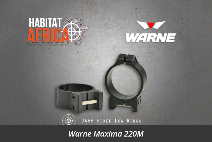 Warne Maxima 220M 34mm Fixed Low Rings