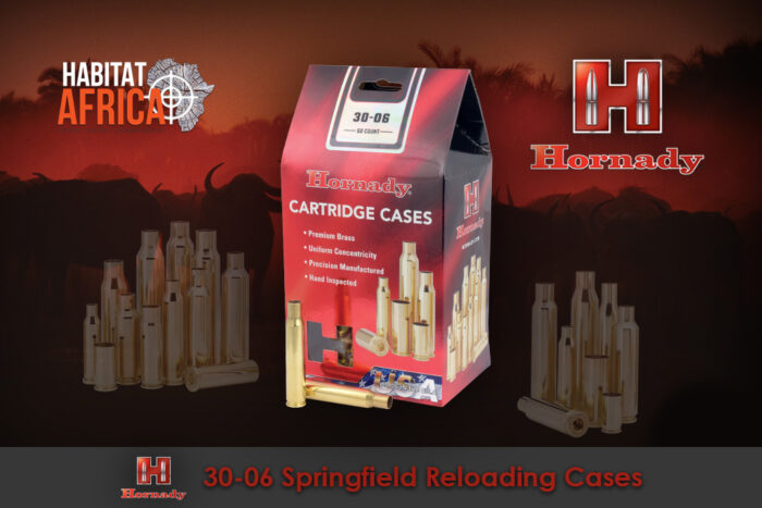 Hornady 30-06 Springfield Reloading Brass Cases Habitat Africa