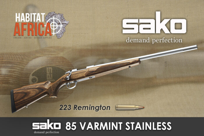 Sako 85 Varmint Stainless 223 Rem Habitat Africa