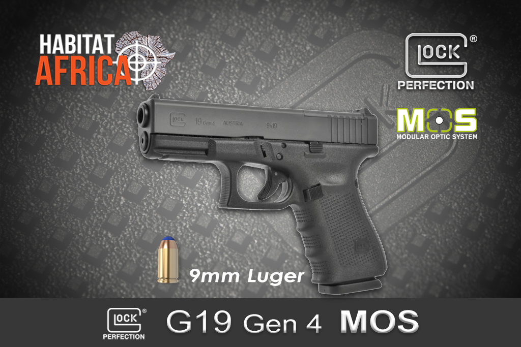 Glock 19 Gen 4 MOS 9mm Luger Habitat Africa
