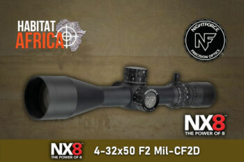 NightForce NX8 4-32×50 F2 MIL-CF2D Riflescope