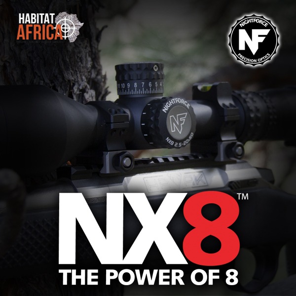 NightForce NX8 Riflescopes Habitat Africa 1