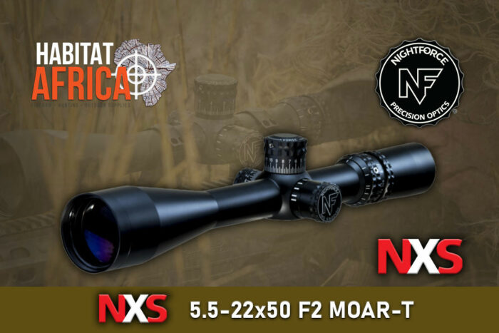 NightForce-NXS-5.5-22x50-F2-MOAR-T-Riflescope-Habitat-Africa-New