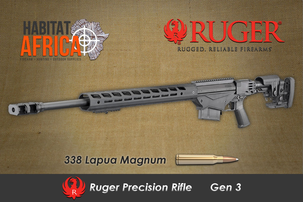 Ruger Precision Rifle 338 LM Barrel Habitat Africa