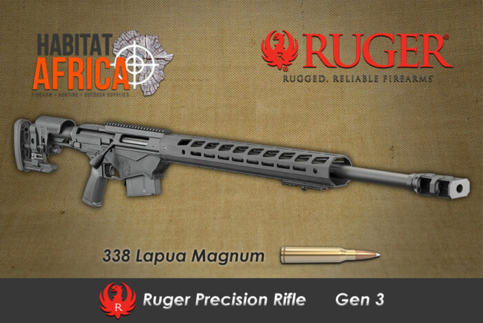 Ruger Precision Rifle 338 LM Habitat Africa