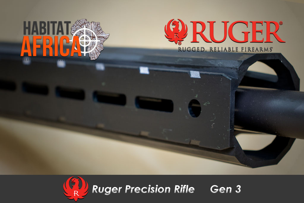 Ruger Precision Rifle Handguard bottem Habitat Africa