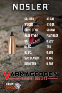 Nosler-Varmageddon-FB-Tipped-30-Cal-110-grain-Habitat-Africa-2