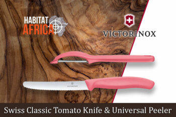 Victorinox Swiss Classic Tomato Knife and Universal Peeler Set Red