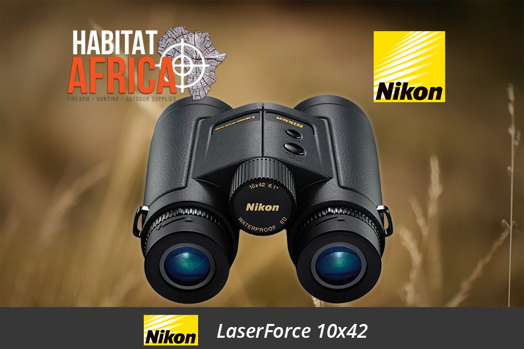 Nikon LaserForce 10x42 Rangefinder Binoculars- Habitat Africa