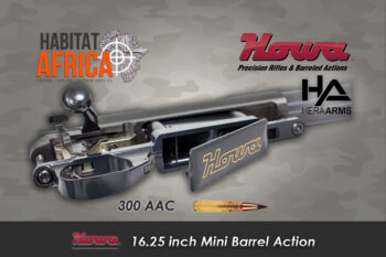 Howa 16.25 inch Mini 300AAC Blackout Barrel Action