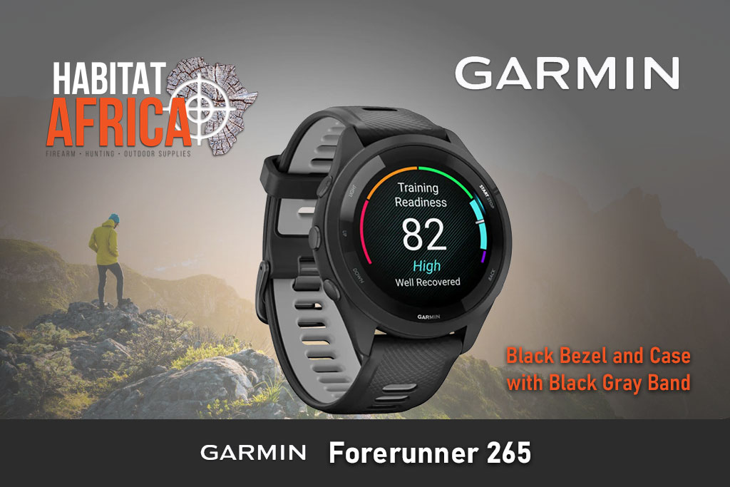 Garmin-Forerunner-265-Black-with-Black-Gray-band-Habitat-Africa