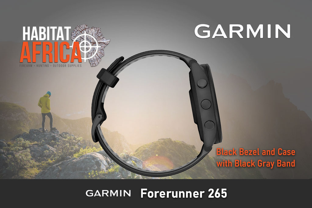Garmin-Forerunner-265-Black-with-Black-Gray-band-Habitat-Africa