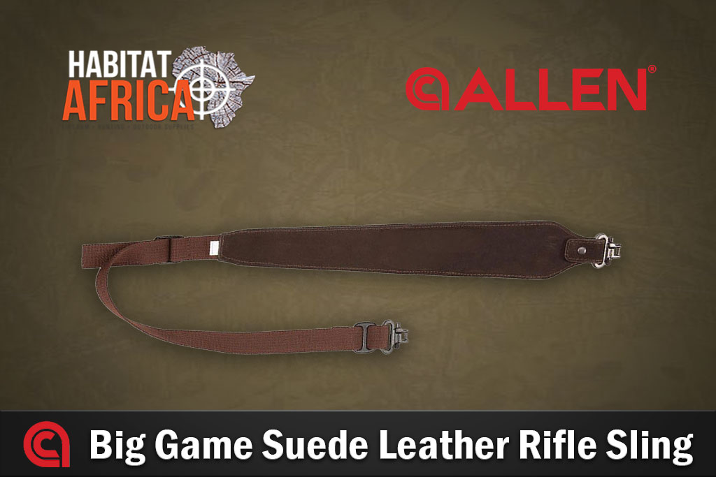 Allen-Big-Game-Suede-Leather-Rifle-Sling-Habitat-Africa-2