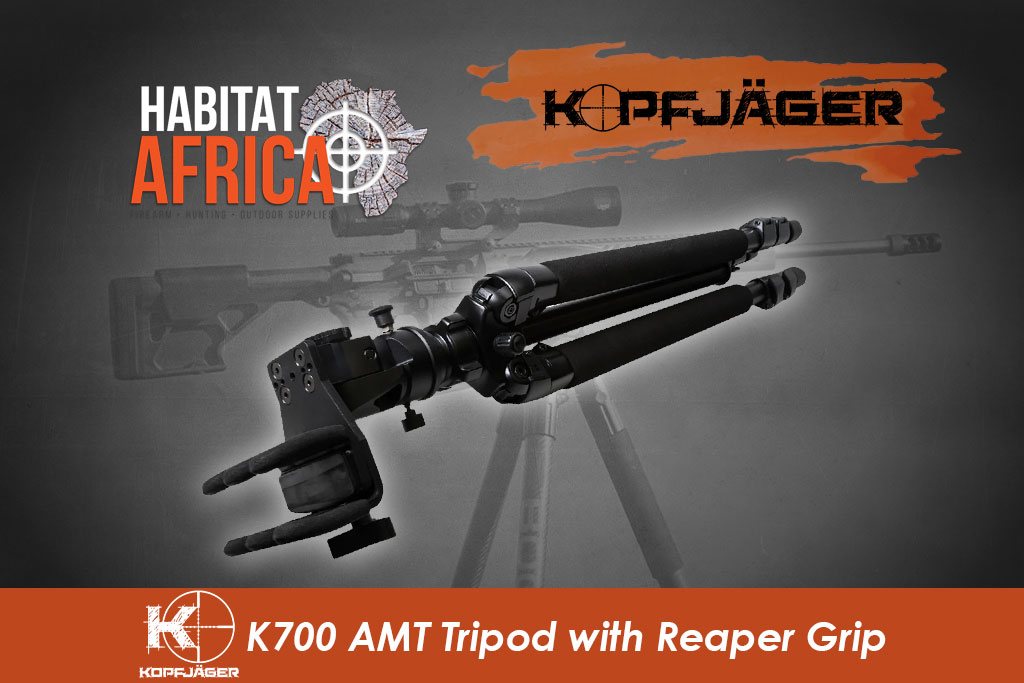Kopfjäger-K700-AMT-Tripod-with-Reaper-Grip-Habitat-Africa