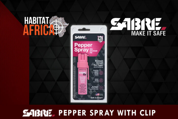 Sabre-Pepper-Spray-with-Attachment-Clip-Pink-Habitat-Africa