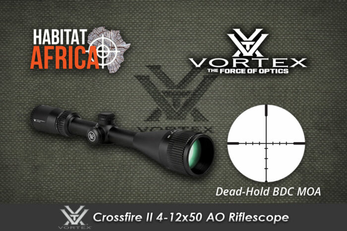 Vortex-Crossfire-II-4-12x50-AO-Riflescope-Dead-Hold-BDC-MOA-Reticle-Habitat-Africa