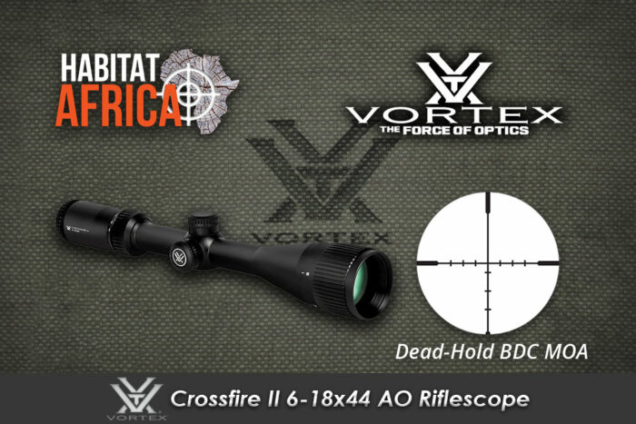 Vortex-Crossfire-II-6-18x44-AO-Riflescope-Dead-Hold-BDC-MOA-Reticle-Habitat-Africa