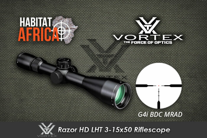 Vortex-Razor-HD-LHT-3-15x50-Riflescope-G4i-BDC-MRAD-Reticle-Habitat-Africa