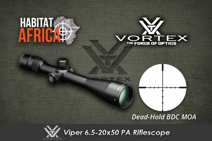Vortex-Viper-6.5-20×50-PA-Riflescope-Dead-Hold-BDC-MOA-Reticle-Habitat-Africa