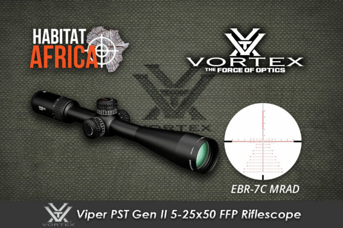Vortex-Viper-PST-Gen-II-5-25x50-FFP-Riflescope-EBR-7C-MRAD-Reticle-Habitat-Africa