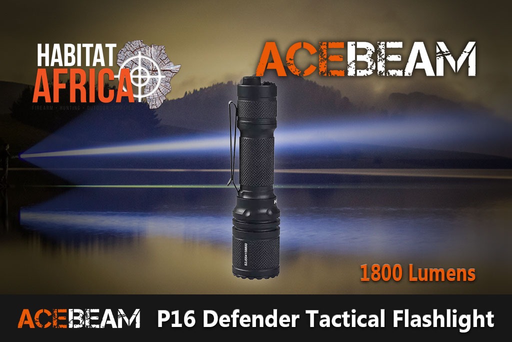 Acebeam-P16-Defender-Tactical-Flashlight-Habitat-Africa
