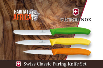 Victorinox Swiss Classic Paring Knife Set Green/Yellow/Orange
