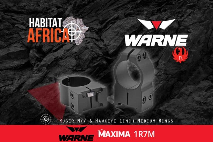 Warne-Maxima-1R7M-Ruger-M77-&-Hawkeye-1inch-Medium-Rings-Habitat-Africa