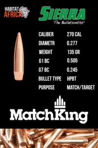 Sierra-MatchKing-270-Cal-.277-135gr-HPBT-Bullet-Info