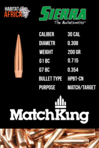 Sierra-MatchKing-30-Cal-.308-200gr-HPBT-CN-Bullet-Info