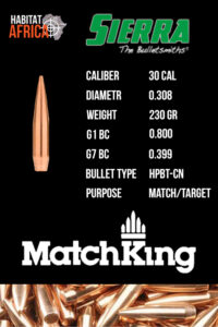 Sierra-MatchKing-30-Cal-.308-230gr-HPBT-CN-Bullet-Info