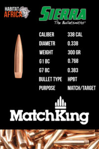 Sierra-MatchKing-338-Cal-.338-300gr-HPBT-Bullet-Info