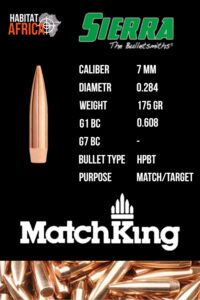 Sierra-MatchKing-7mm-.284-175gr-HPBT-Bullet-Info