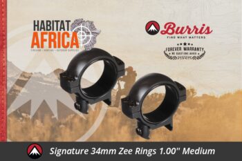 Burris Signature 34mm Zee Rings 1.00” Medium Height