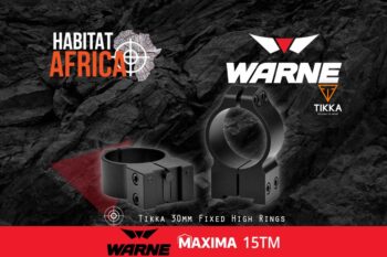 Warne Maxima 15TM Tikka 30mm Fixed High Rings
