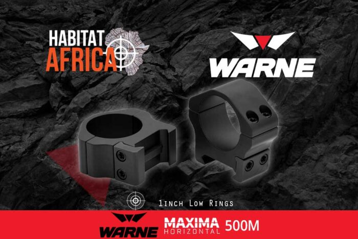 Warne-Maxima-Horizontal-500M-1inch-Low-Rings-Habitat-Africa