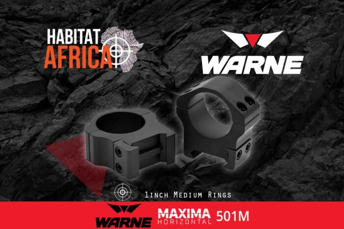 Warne-Maxima-Horizontal-501M-1inch-Medium-Rings-Habitat-Africa