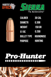 Sierra-Pro-Hunter-30-Cal-.308-150gr-RN-Bullet-Info-Habitat-Africa