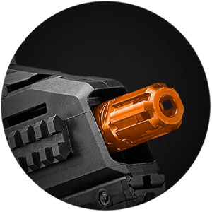Threaded-muzzle